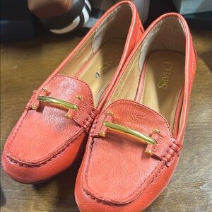 Chaps Women's Loafers with Gold Accent